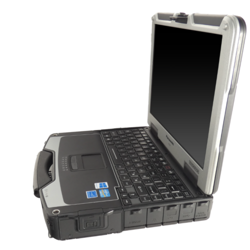 Black Panasonic Toughbook CF-31 512 SSD 8gb GLOBAL GPS BACKLIT KEYS  WIN 10 PRO - Picture 1 of 11