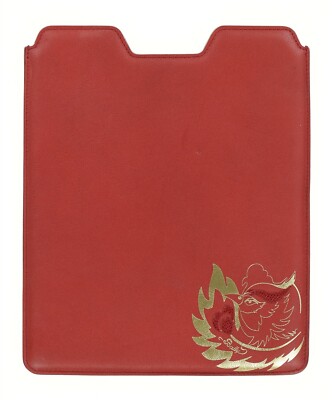 BALLY Pado Red Carmine Leather iPad Mini Case Sleeve