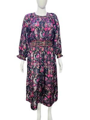 doen purple dress Doen Silk-Blend Rosaria Maxi Dress in Purple
