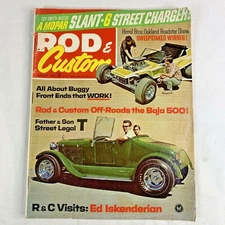 Rod & Custom Magazine Mopar Roadsters Chevy Auto Performance Vintage August 1969