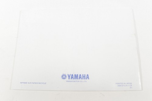 Manuel Du Proprietaire YAMAHA FZ6 Fazer 2004 - 2007 5VX28199F2 French OWNER'S Ma - Imagen 2 de 2