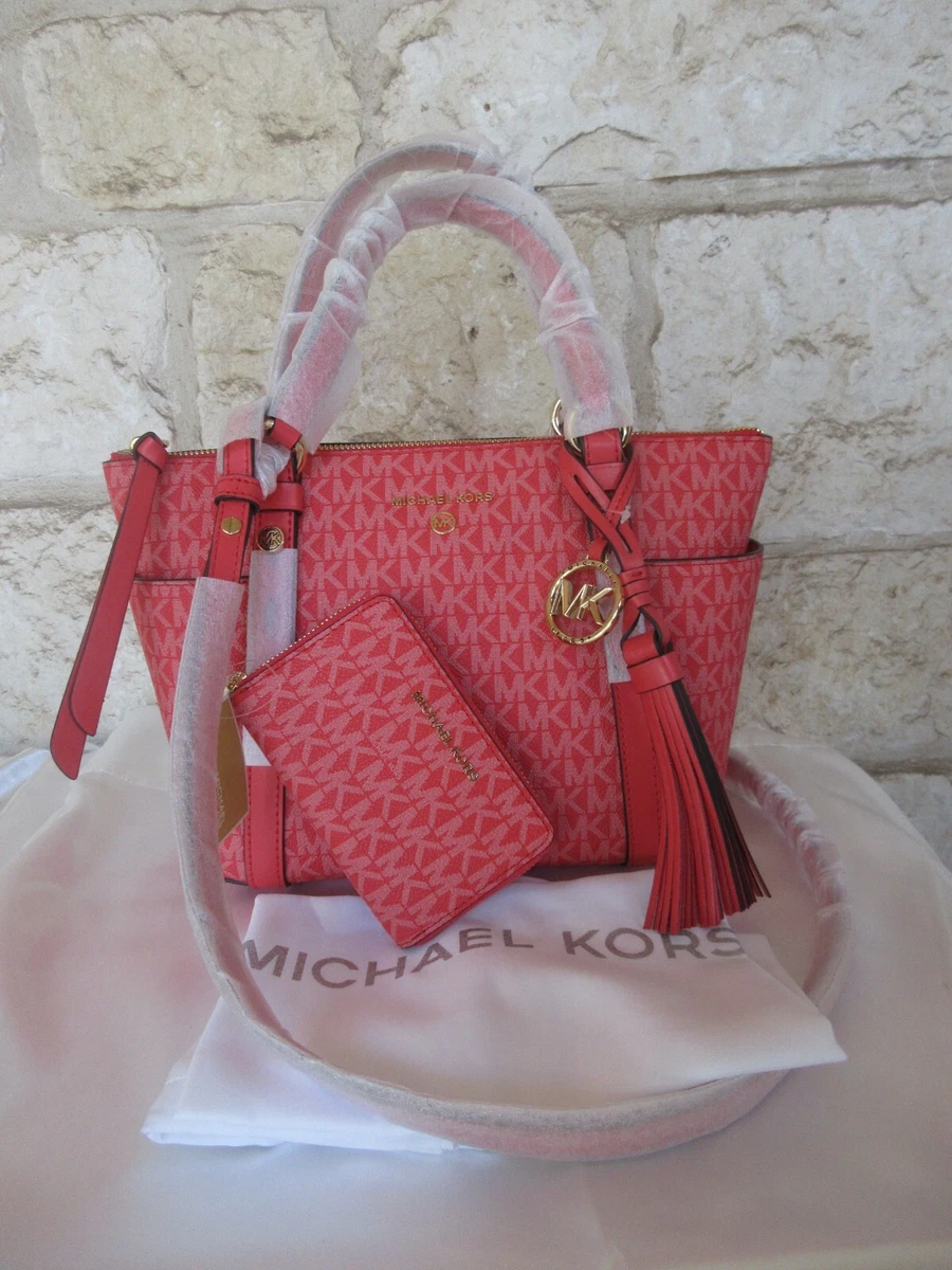 Michael Kors, Bags, Michael Kors Jet Set Small Charm Convertible  Pouchette Crossbody Handbag