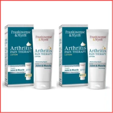 2 Pack ARTHRITIS PAIN RELIEVER Therapy Lotion 3 Oz FRANKINCENSE AND MYRRH