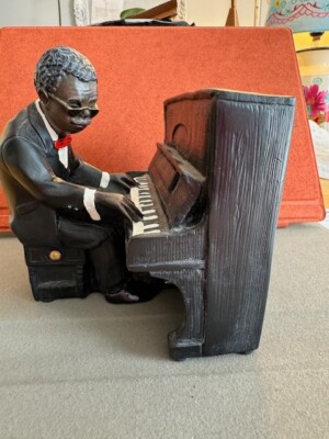 ALL THAT JAZZ Piano Player Music Box  I m gonna Sit Right Down & Write  WORKS