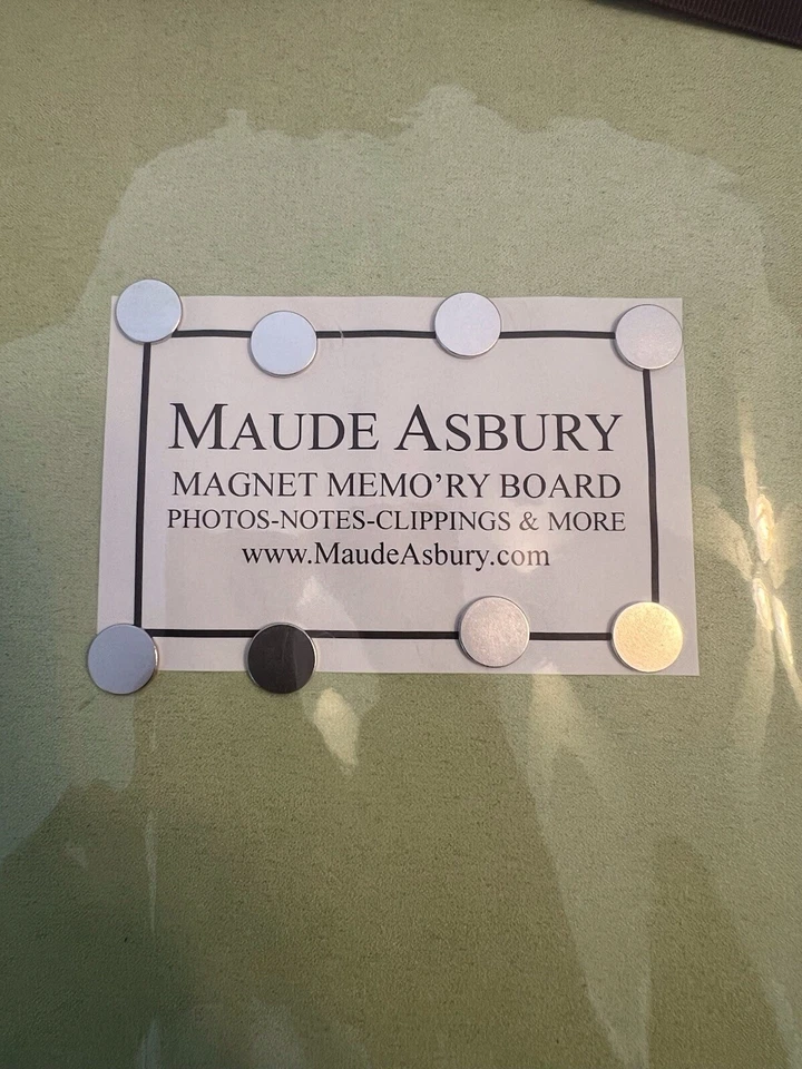 Maude Asbury Memory Magnet Board, Travel Themed -Perfect for Travel Memories - Image 4 of 4