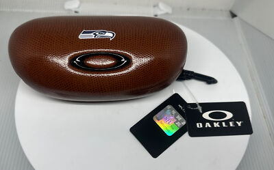 New Oakley NFL Seattle Seahawks Sunglasses Clamshell Hard Case NWT