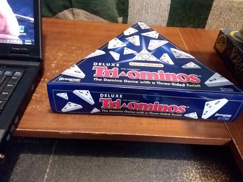 tri-ominos with deluxe tiles classic triangular domino game