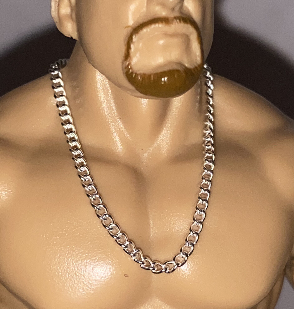 WWE Silver Chain Jewelry Necklace Accessory Mattel Action