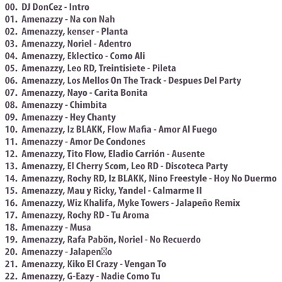 DJ DonCez Amenazzy Mega Hits