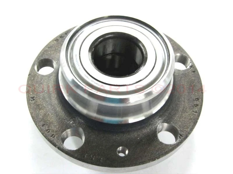 Conjunto de buje de cojinete de rueda trasera VW Volkswagen CON anillo ABS OEM NUEVO 1J0598477 Foto 3 de 4