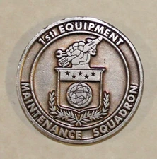 1st Fighter Wing 1st Equipment Maint Sq F-15 Eagle Ser# Air Force Challenge Coin