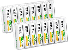 AA Rechargeable Batteries 2800Mah Ready2Charge Quality AA Batteries - 16 Counts