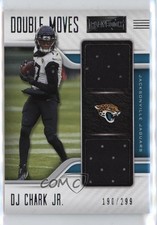 2021 Panini Playbook Double Moves Relics 190/299 DJ Chark Jr #DM-DCH 0mo0