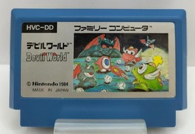 Nintendo Devil World NES Famicom Retro Game Japan Original Box A4566