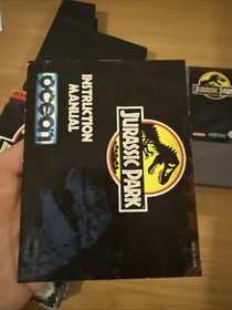Jurassic Park (NES) Complete In Box Tested W/ Manual Box Protector Authentic
