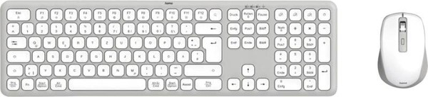 Hama Kabellose Tastatur-Maus-Set Multi-Device Usb-EmpfäNger Bluetooth Qwertzu-image