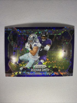 2025 Panini Prizm Lockdown Silver Disco Prizm #8 Roquan Smith