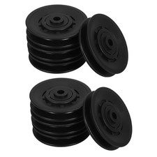 8pcs Gym Replacement Wheel - 90mm/3.5" Heavy Duty Bearing Pulley - Home Gym