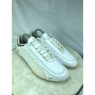 Puma BMW M Motorsport Future Kart Cat Sneakers Mens 9.5 White Silver Racing Shoe