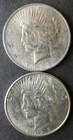 1923 (P) and S $1 Peace Silver Dollars
