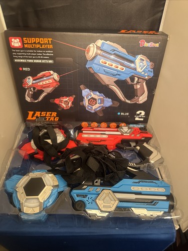 IJO Laser Tag Two Player Set Supports Multiplayer 4 Types Of Weapons