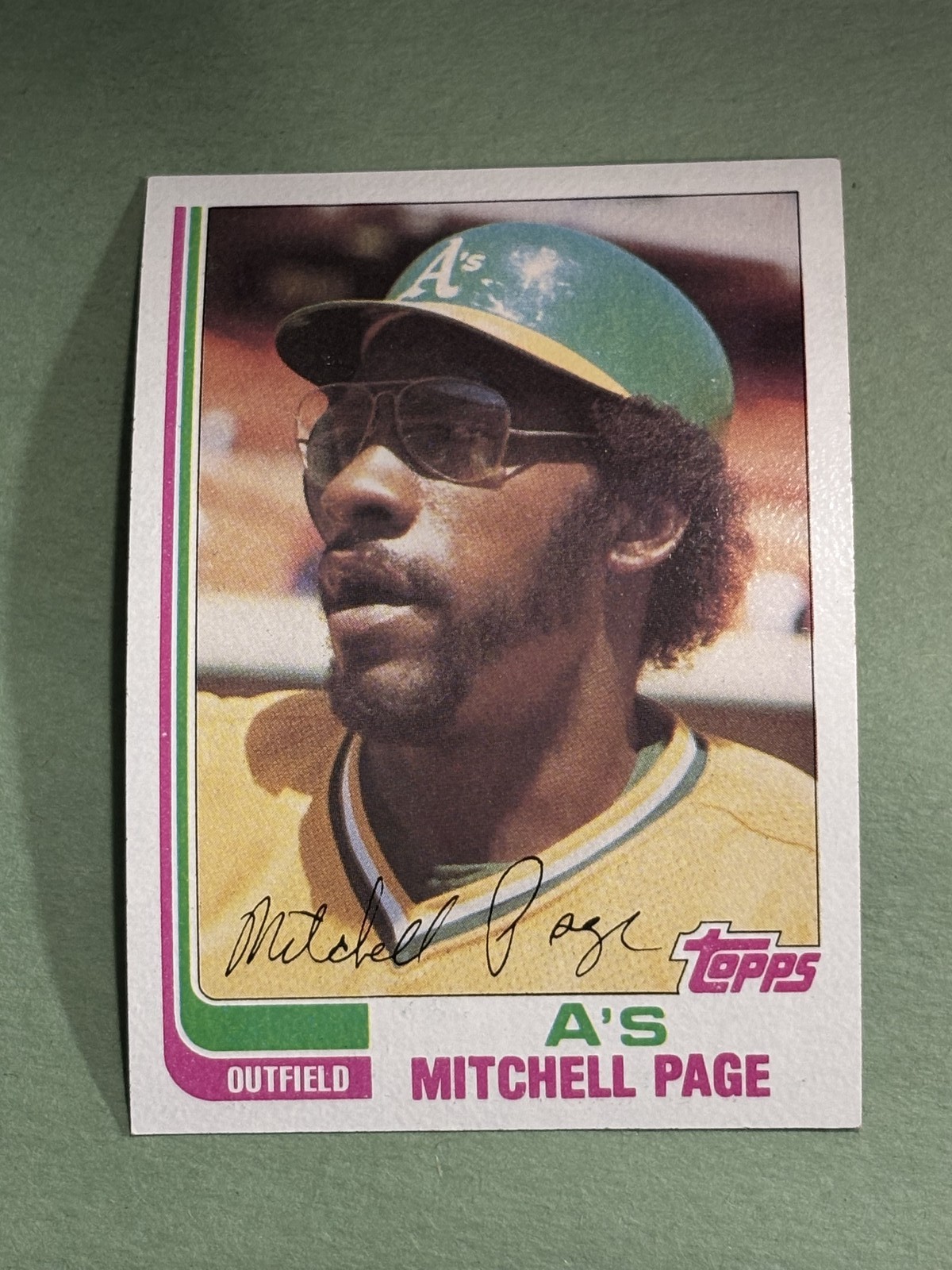 Mitchell Page 1982 Topps Oakland Athletics #633 II1139