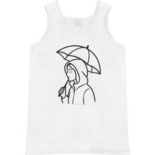 'Rainy Day Woman with Umbrella' Adult Vest / Tank Top AV056689