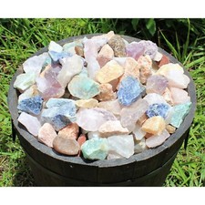 1000 Carat Brazil Mix, Natural Rough Rock Lot, Tumbling, Lapidary, Gemstone