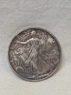 1990- AMERICAN SILVER EAGLE- 1 OZ. 999 FINE SILVER- NR AUCTION- FREE US SHIPPING