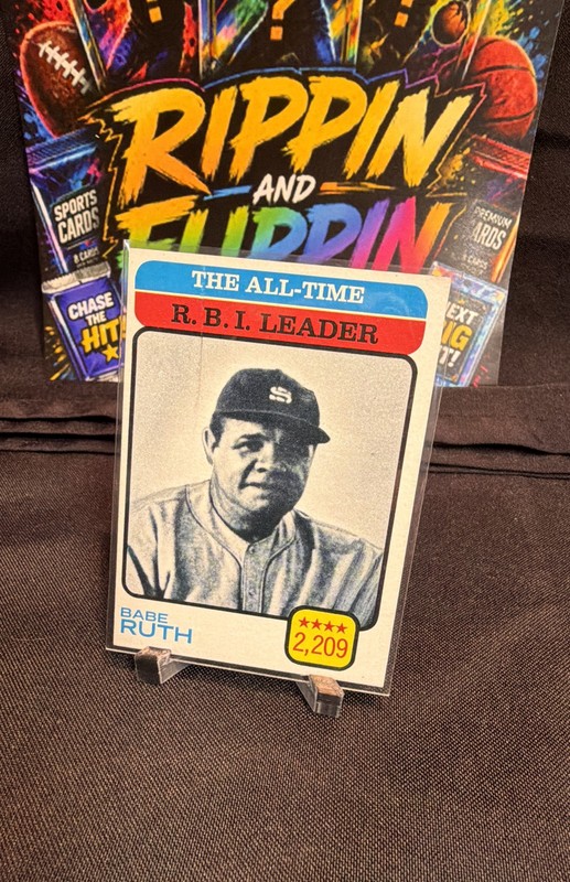 1973 Topps - All-Time Leaders Babe Ruth #474