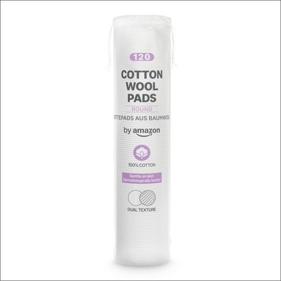 Wattepads doppelte Textur 100% Baumwolle 120 Pads