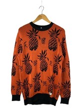 WACKO MARIA Knit Sweater Thick M Cotton ORN All Over Pattern