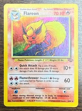Pokemon Card - Jungle 3/64 - FLAREON (holo-foil) *LP*