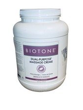 BIOTONE Dual-Purpose Massage Creme 128 oz Gallon Arnica Ivy Sealed New See Desc