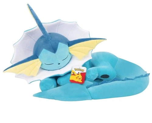 Pokemon Plush Sleeping Vaporeon 18 inch plush - Brand New - Jazwares