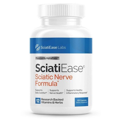 SciatiEase Sciatic Nerve Health Support Supplement - Nerve Support Formula wi...
