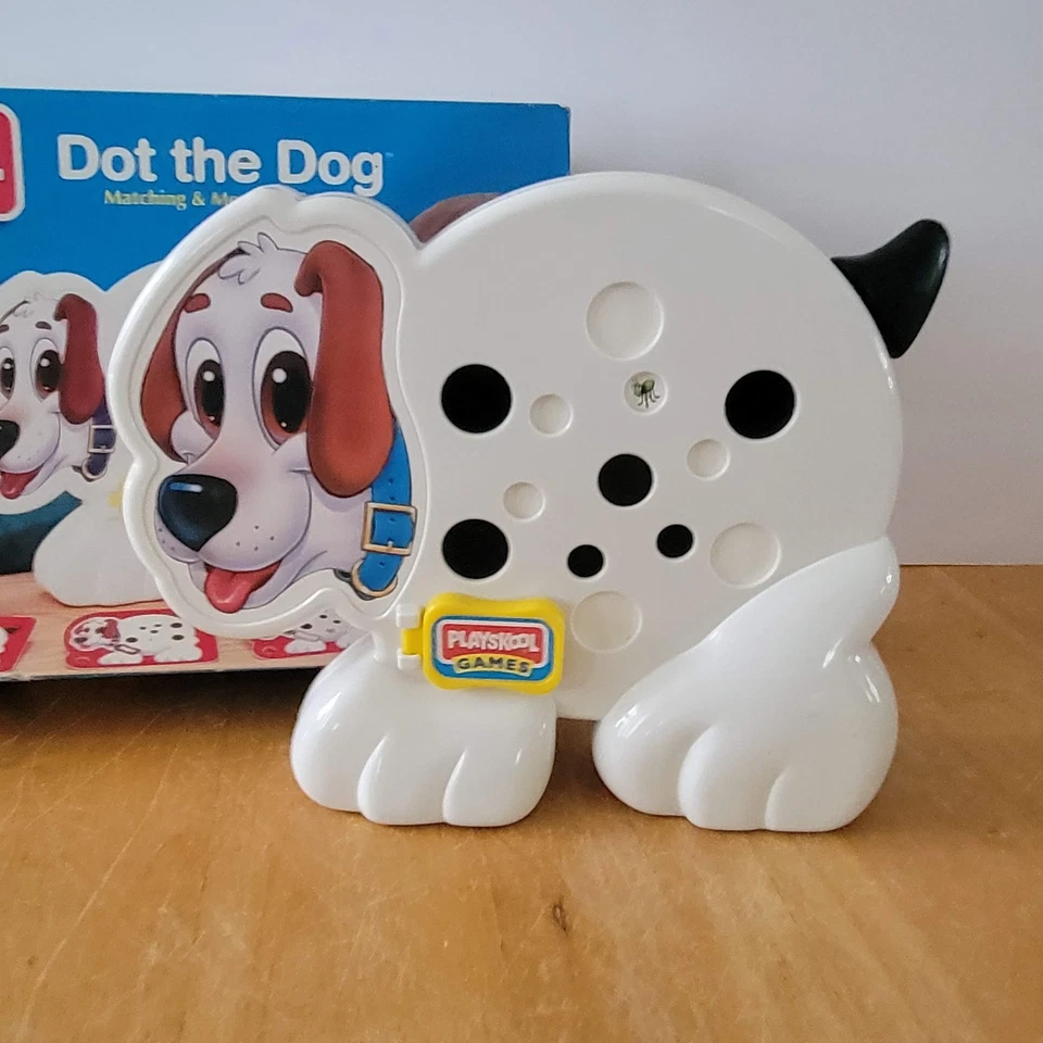 Juego de memoria vintage Playskool Games Dot the Dog a juego Foto 2 de 4