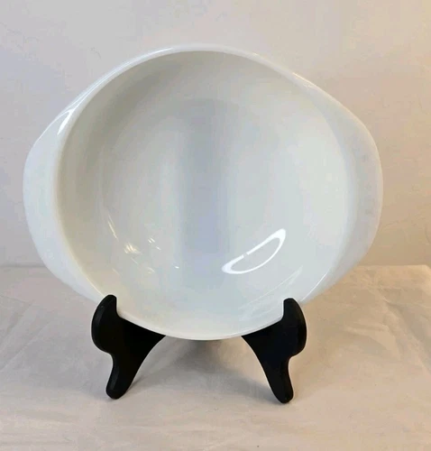 Vintage Pyrex 023 1.5QT White Milk Class Oval Casserole Dish *NO LID*