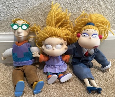 Vintage 1998 Mattel Rugrats - Angelica Pickles Family - Soft Toy