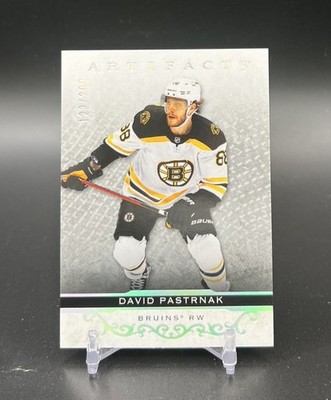 David Pastrnak 2021-22 Upper Deck Artifacts Silver Spectrum /299 Boston Bruins