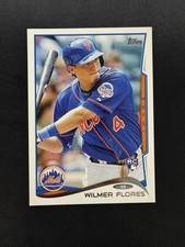 Wilmer Flores 2014 Topps Rookie Card #86 Mets. rookie card picture