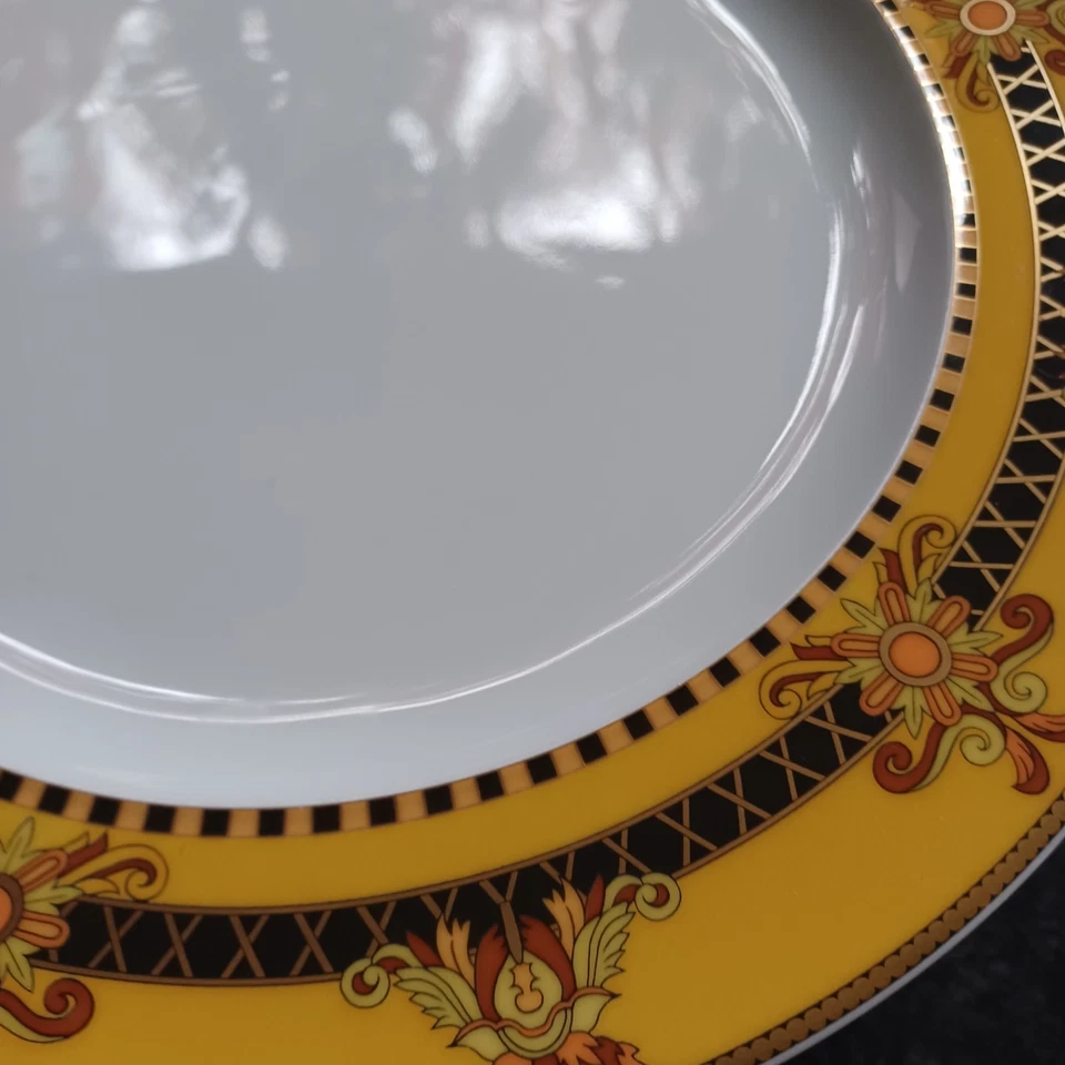 ROSENTHAL VERSACE BAROCCO 1 Speiseteller / Essteller 1. Wahl TOP  27 cm Gold - Bild 2 von 4