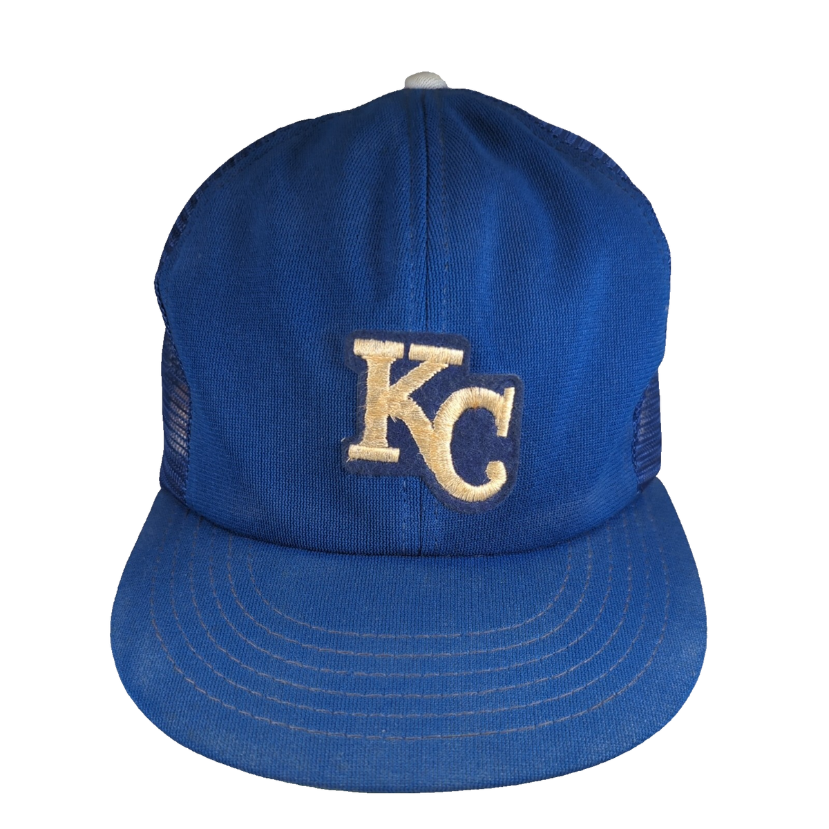 Vintage Kansas City Royals Snapback Mesh Trucker Hat 80s Annco 
