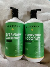 Alaffia Everyday Coconut Body Lotion Purely Coconut 32 fl.oz LOT OF 2