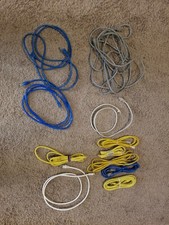 Lot of 11 various CAT 5 and CAT 6 cables Ethernet different lengths