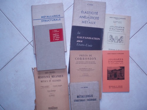 Lot de 9 livres mecanique