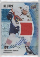2023-24 Upper Deck Allure Blue Line Jersey 3/25 Aleksander Barkov #72 Auto 0r35