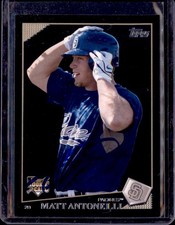 2009 Topps Rookie Card Black #159 Padres Matt Antonelli  Auto/ Signed IP. rookie card picture