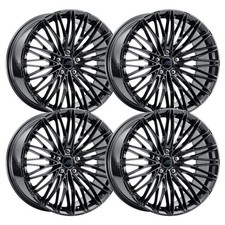 (Juego-4) Llantas Mach MF9 20x8,5 5x115 35 mm negro brillante llantas 20 pulgadas