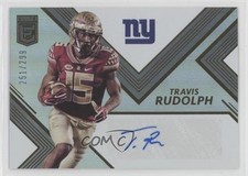 2017 Donruss Elite Elite Rookie Auto 251/299 Travis Rudolph #RA39 Auto 0c2